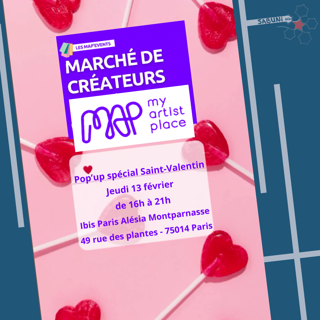 MAP Marché créateurs Saint Valentin – Paris Hôtel Ibis